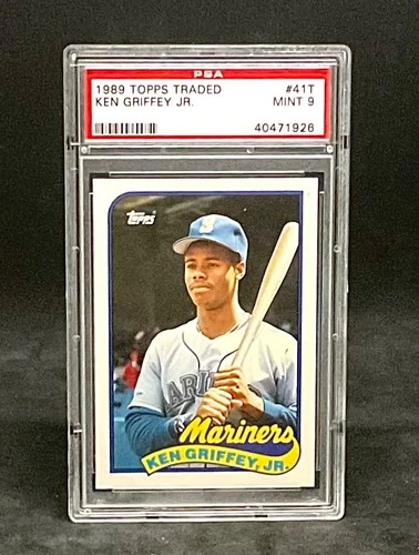 1989 Topps Traded Ken Griffey Jr. RC #41T PSA 9 Mint!!