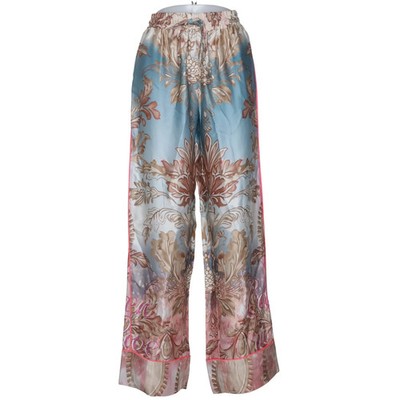 Miss Goodlife, Palazzohose, Größe: M, Blau/Pink/Mehrfarbig, Viskose #BT8
