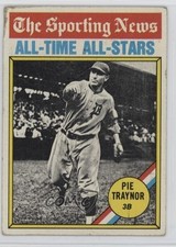 1976 Topps The Sporting News AllTime All-Stars Pie Traynor #343 HOF 1oa8