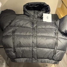 Alo Aspen Love Puffer Jacket $250 MSRP Black Women’s Size M
