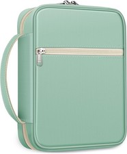 Bible Cover Case for Women Bible Storage Bag with Zipper Pocket and Handle