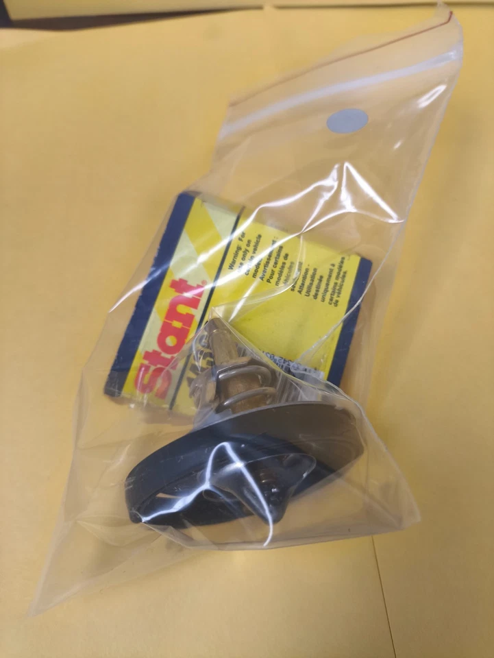 Termostato de líquido refrigerante Stant 14369 tipo original 195 graus com vedação, aço inoxidável - Imagem 2 de 4