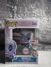 Funko Pop Disney The Little Mermaid Ursula Diamond Glitter #568 + Free Protector