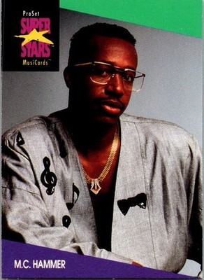 1991 Pro Set Musicards - Music Stars - MC Hammer