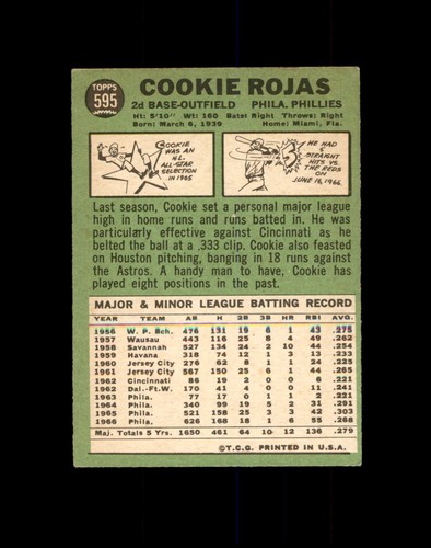 1967 Topps Baseball Cards #11 thru #609 Hi Numbers U Pick RESTOCKED 7/18/25 - Picture 370 of 416