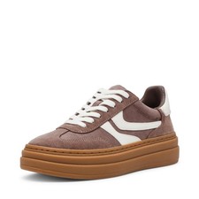 Steve Madden Women's Dodge Sneaker, Taupe Multi, 8
