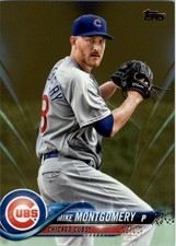 2018 Topps Update Gold #US190 Mike Montgomery /2018 - BB
