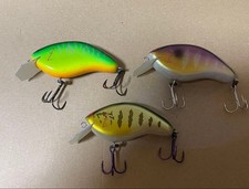 Megabass ZCRANK Flat Side Lure Hand Made Slightly Used Fishing Gear