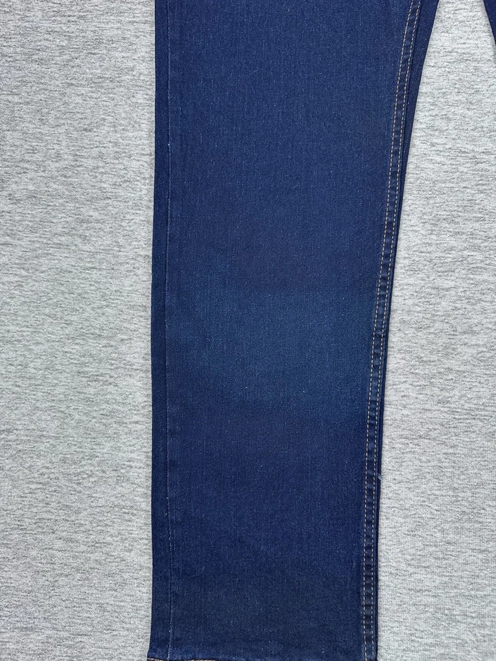 Pantalones de mezclilla Vince Camuto para hombre 34x30 azul ajustados rectos Braxton lavado oscuro Foto 3 de 4
