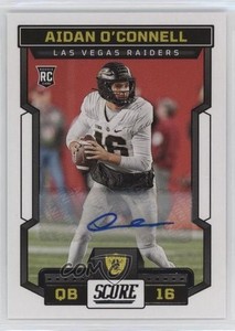 2023 Score Rookies Signatures Aidan O'Connell #310 Rookie Auto RC