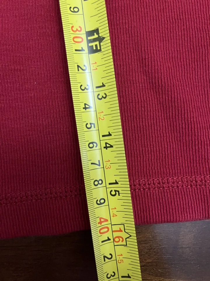 Gymboree Boys Quarter Zip, Red with a grey stripe. Size 4T - Image 3 of 4