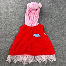Peppa Pig Toddler Costume Dress Size 2T Red Hooded Character Outfit