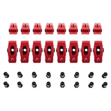 1.5 Ratio 38 Roller Rockers Arms Kit For 67-86 Sbc Small Block Chevy 350 Red