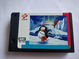 PENGUIN ADVENTURE (YUME TAIRIKU ADVENTURE) MSX MSX2 Game Box set, Working, Japan