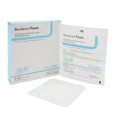 Foam Dressing BorderedFoam 4 X 4 Inch Square Adhesive