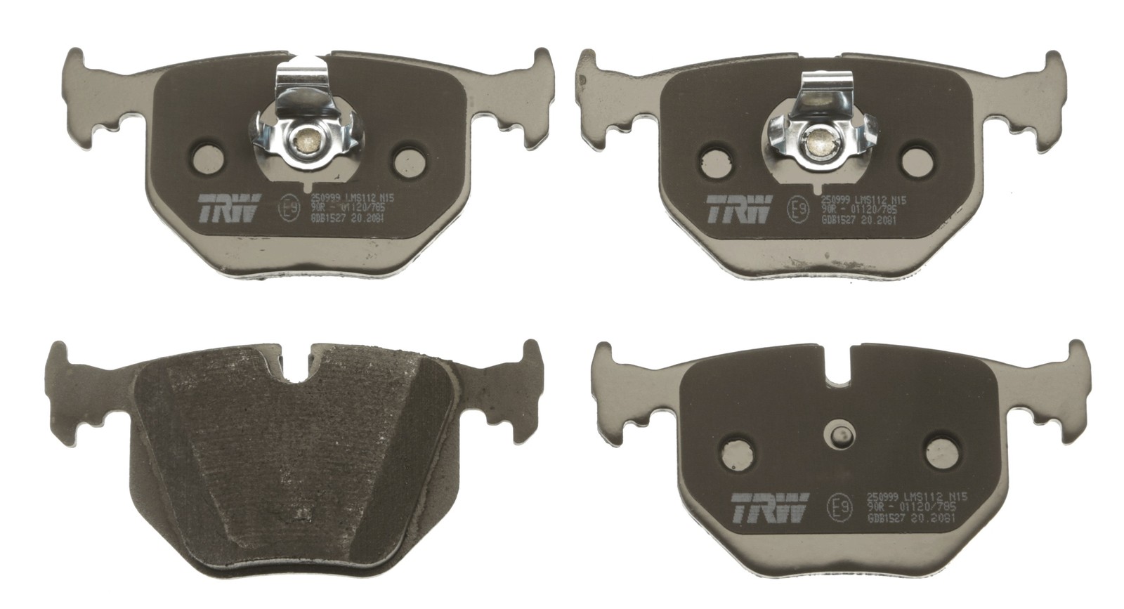 Fits TRW GDB1527 BRAKE PAD SET, DISC BRAKE