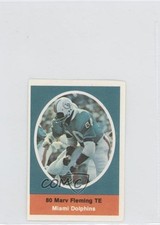 1972 Sunoco NFL Action Player Stamps Marv Fleming y8n