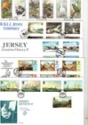 JERSEY -  VARIOUS  FDC'S X10 FROM COLLECTION BX1/6