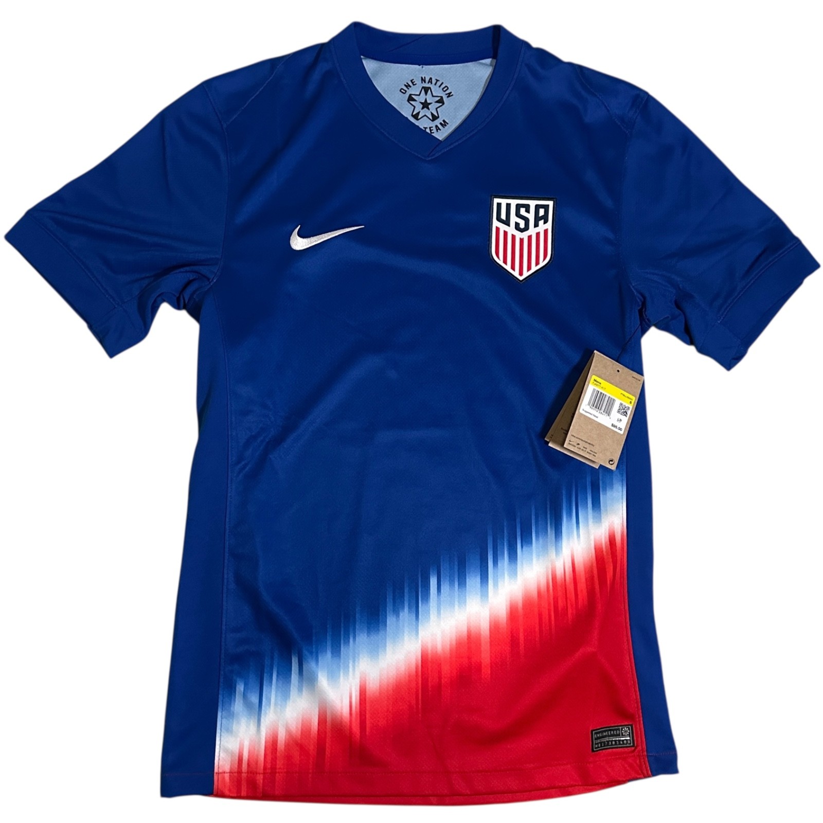 USMNT Jersey USA Jersey Mens Small 2024 Away Tie Dye FJ4277-417 Nike NWT