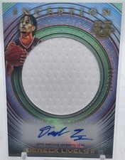 DERECK LIVELY II2022-23 Bowman U INCEPTION INITIATION JUMBO RELIC AUTO  #125/199