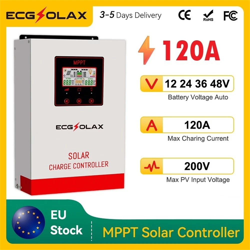 Regulador de carga PWM 10A 12V/24V Eastech- Todo en Energía Solar