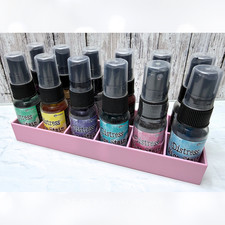 The INK SPRAY TRAY Organizer Craft for Tim Holtz Dylusions 3D Printed 1oz PINK