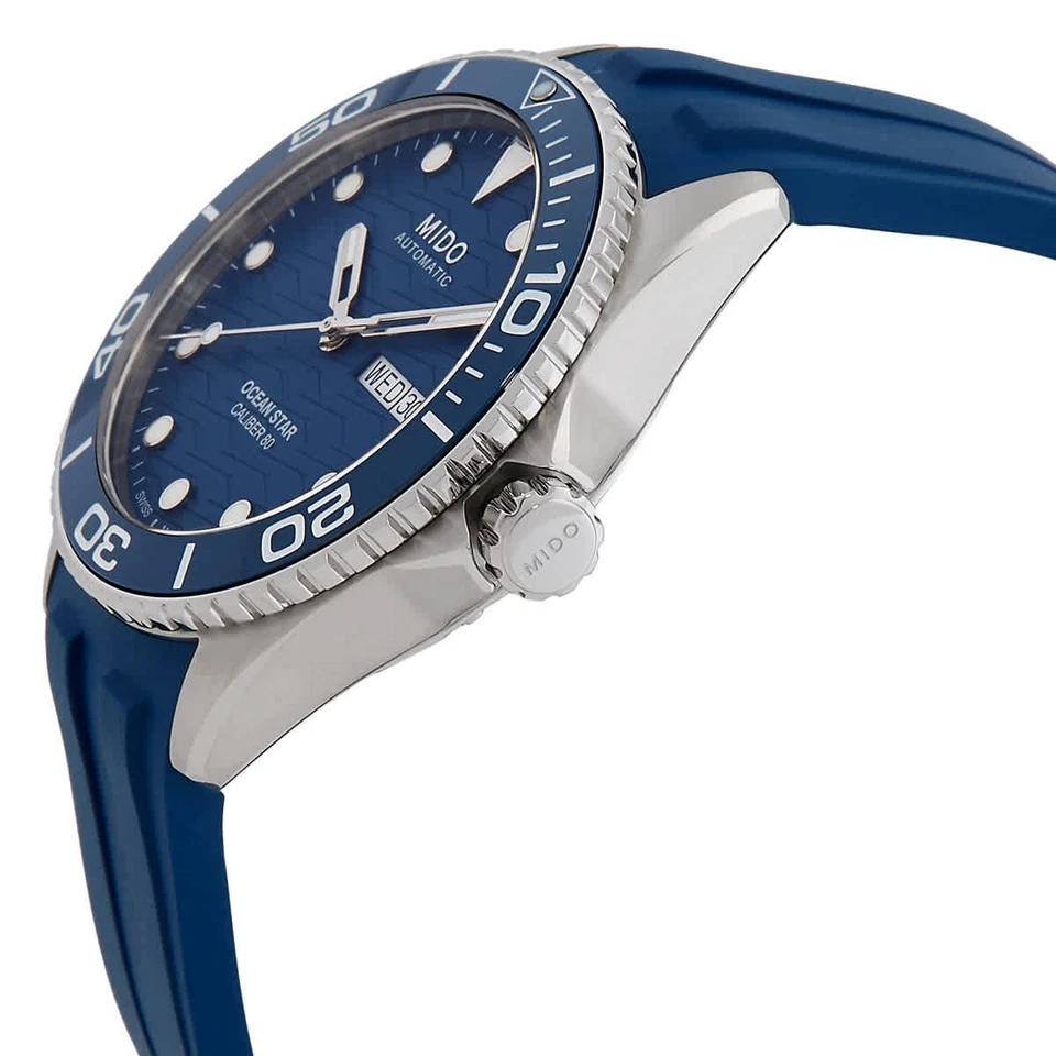 Mido Ocean Star 200C Automatic Blue Dial Men's Watch M0424301704100 Foto 2 de 3