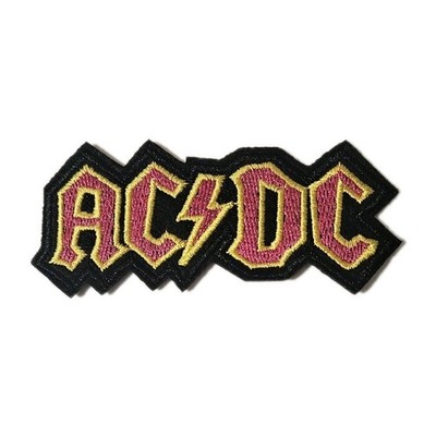 ACDC  - Embroidered Iron On Patch Heavy Metal Band Patches