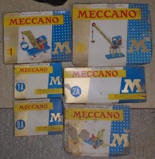 Meccano ancien lot de boite vintage no lego dinky toys