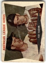 1960 Topps #429 American League Kings LOW GRADE Fox/Kuenn Vintage Baseball Card