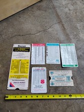 Vintage Machinist Pocket Card Lot 15pc Starre...