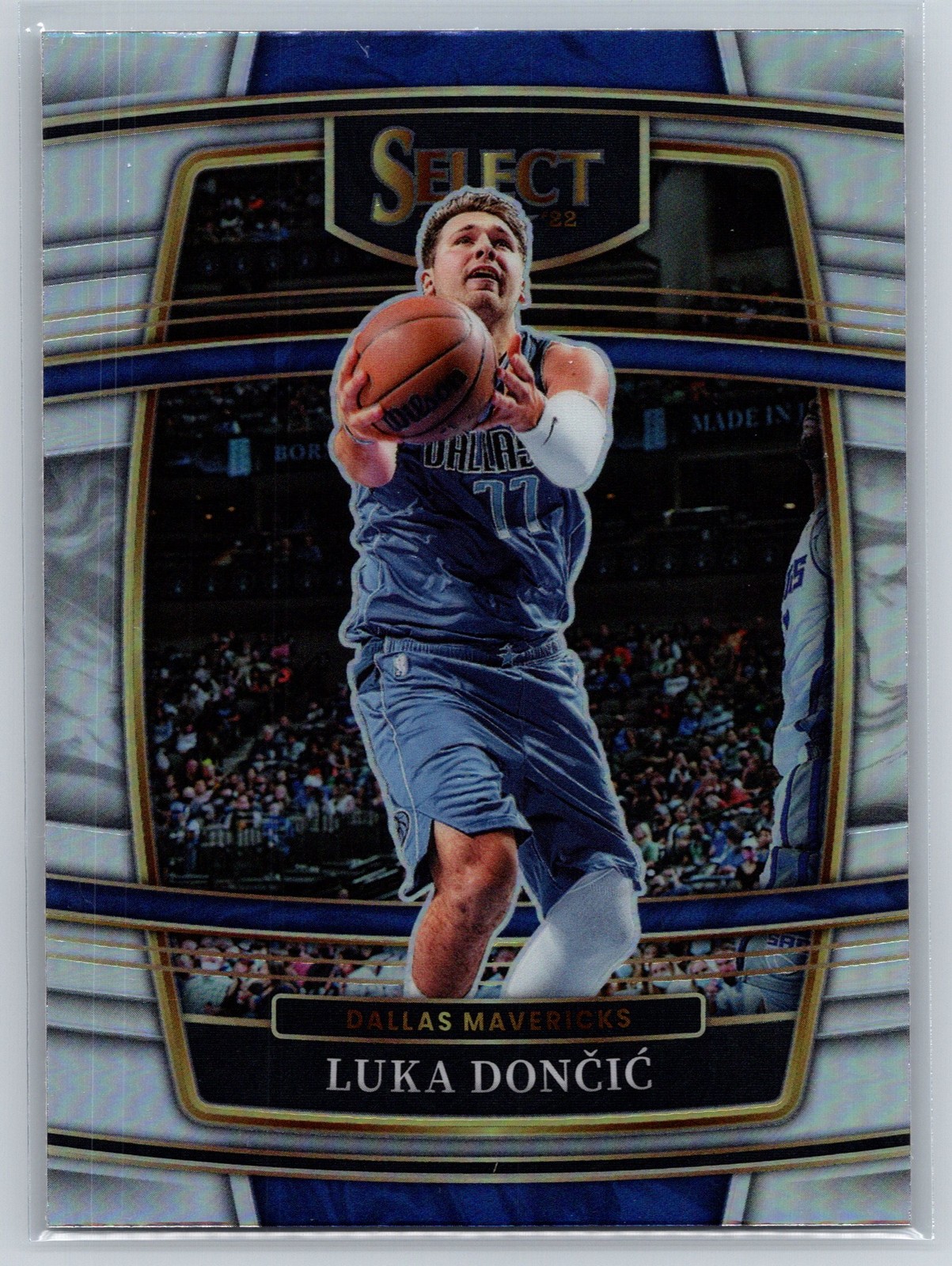 2021-22 Panini Select Luka Doncic Silver Prizms #12