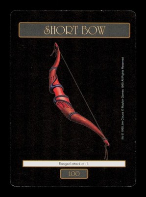 Short Bow Fantasy Adventures 1995 Trading Card TC CC