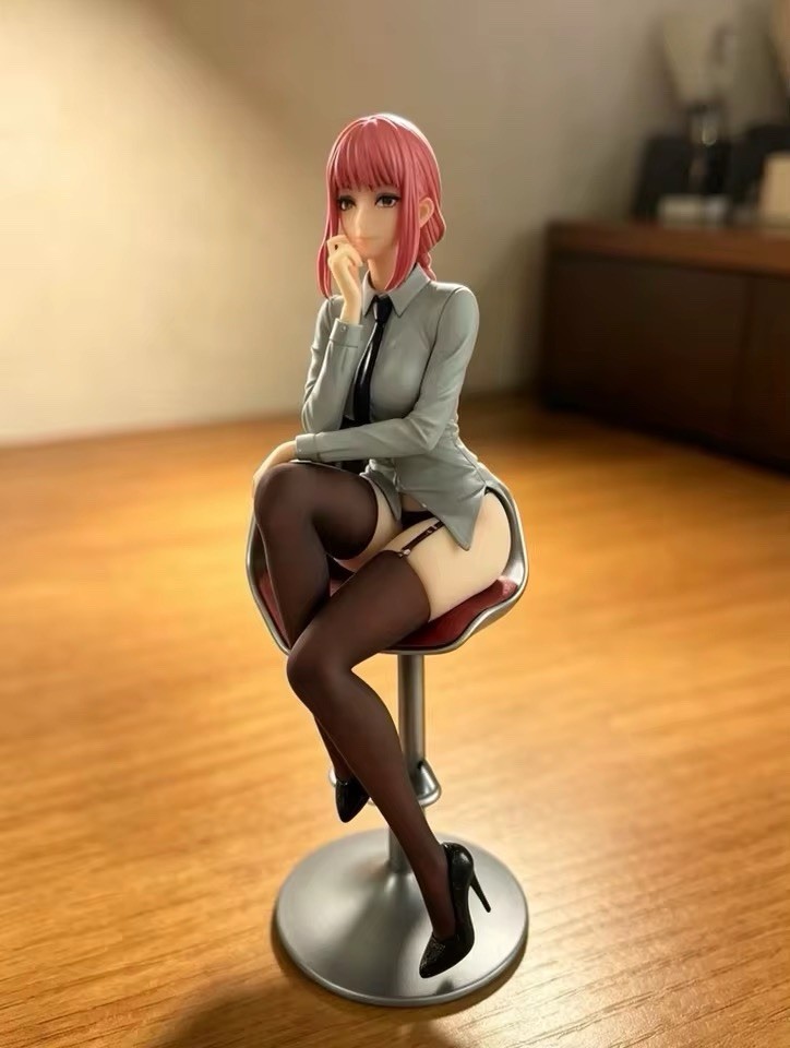 Chainsaw Man Makima Denji Figura 25 cm - Anime Manga Coleccionista Gaming Modelo Estatua