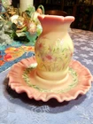 Fenton Burmese Fairy Light, 1-Piece, 1-of-a-Kind, 2008, Signed