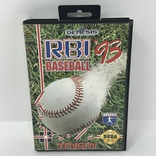 R.B.I. Baseball '93 (Sega Genesis, 1993) - Sega Sports Game - No Manual Tested