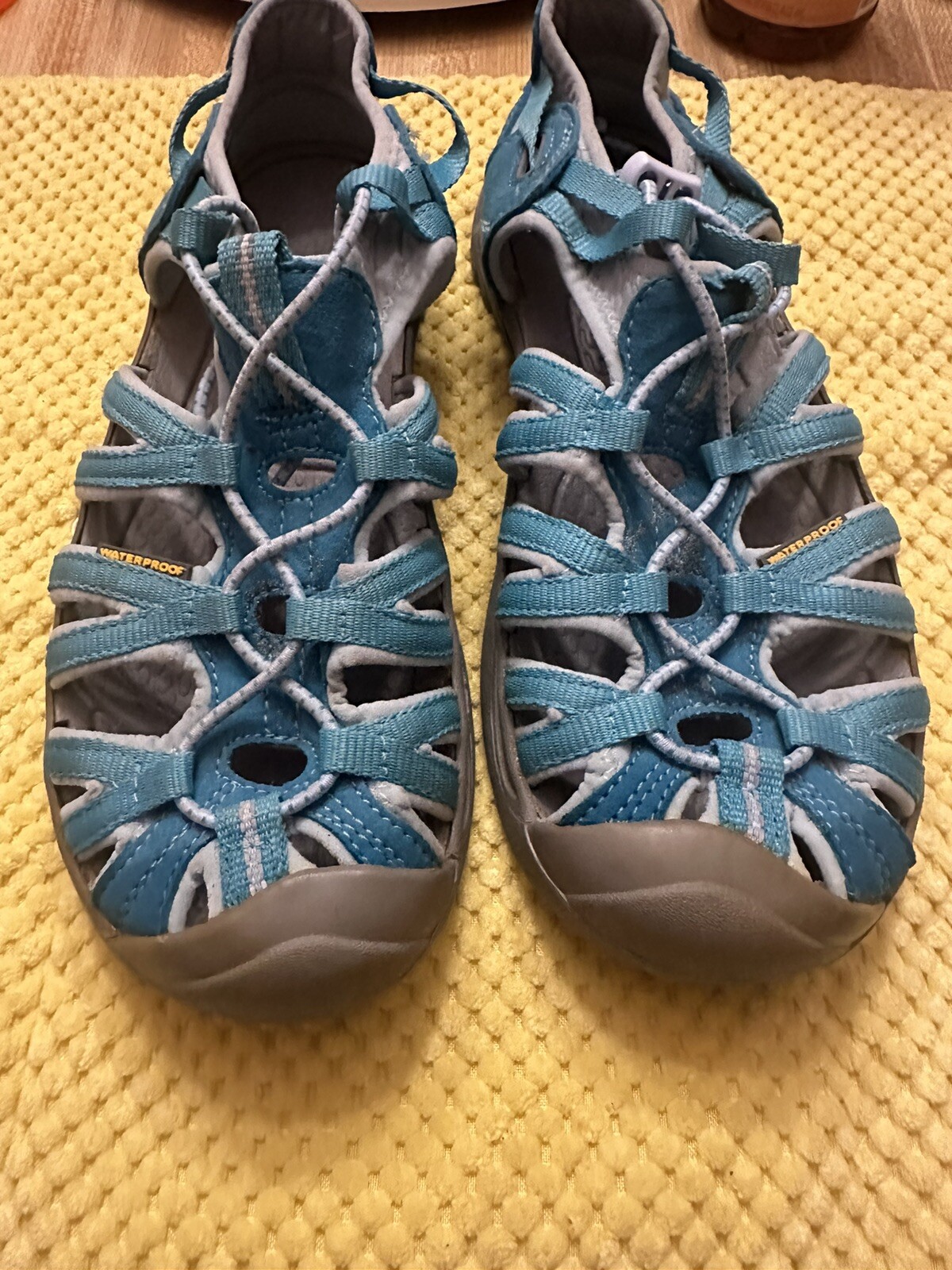 KEEN Donna Whisper sandali impermeabili escursionismo scarpe outdoor taglia 5 blu acqua