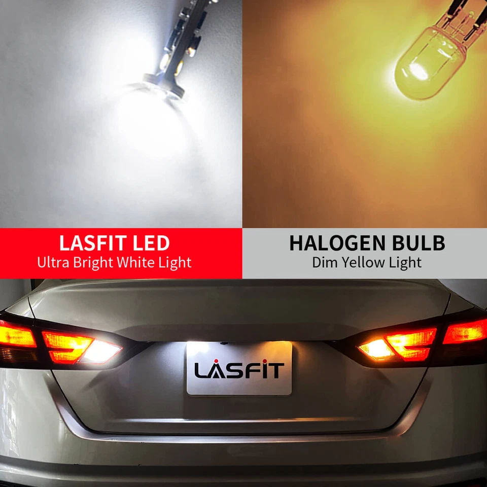 LASFIT T10 194 LED Matrícula Bombilla para Hyundai Santa Fe 2021-2023 6000K Foto 3 de 4