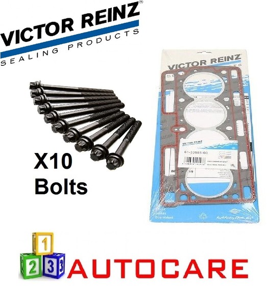 Victor Reinz Zylinderkopfdichtung + 10 Kopfschrauben FüR Renault Twingo 1.2-image