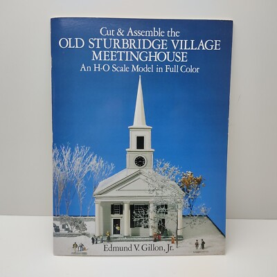 Old Sturbridge Village Meetinghouse schneiden und zusammenbauen ein HO Scale Modell