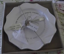 NIB Mudpie Cheese and cracker plate