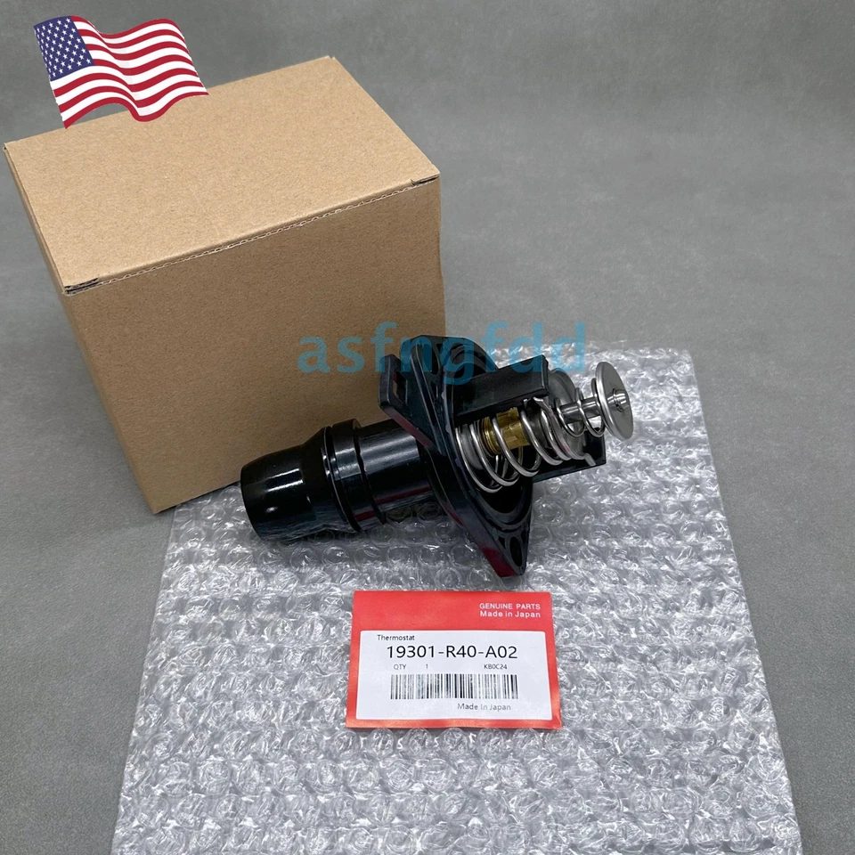 Новый термостат охлаждающей жидкости двигателя для Honda Acura 19301-R40-A02 США - Изображение 2 из 4