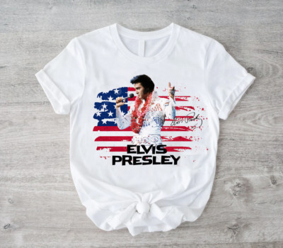 New Elvis Presley Collection Gift For Fan White S-2345XL Unisex T-shirt TMB855