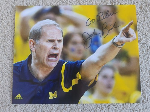 Michigan Wolverines Basketball Head Coach John Beilein Autographed Photo COA
