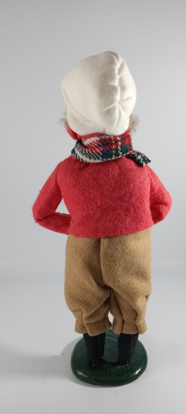 Byers Choice The Carolers 1985 Boy With Bottle Brush Tree eBay