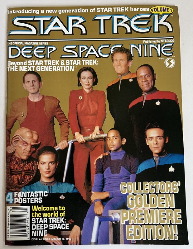 Star Trek Deep Space Nine Magazine #1 January 1993