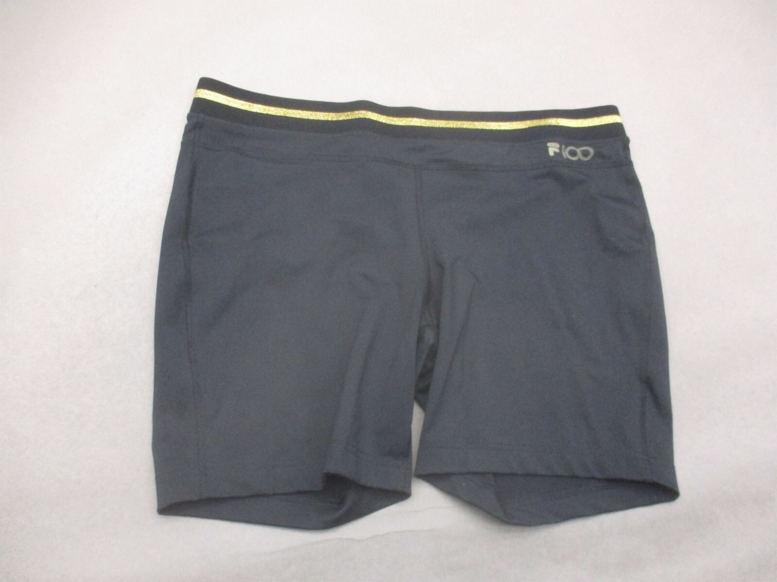 Pantaloncini da allenamento FILA 100 taglia L donna neri elasticizzati vita tasca compressione 243