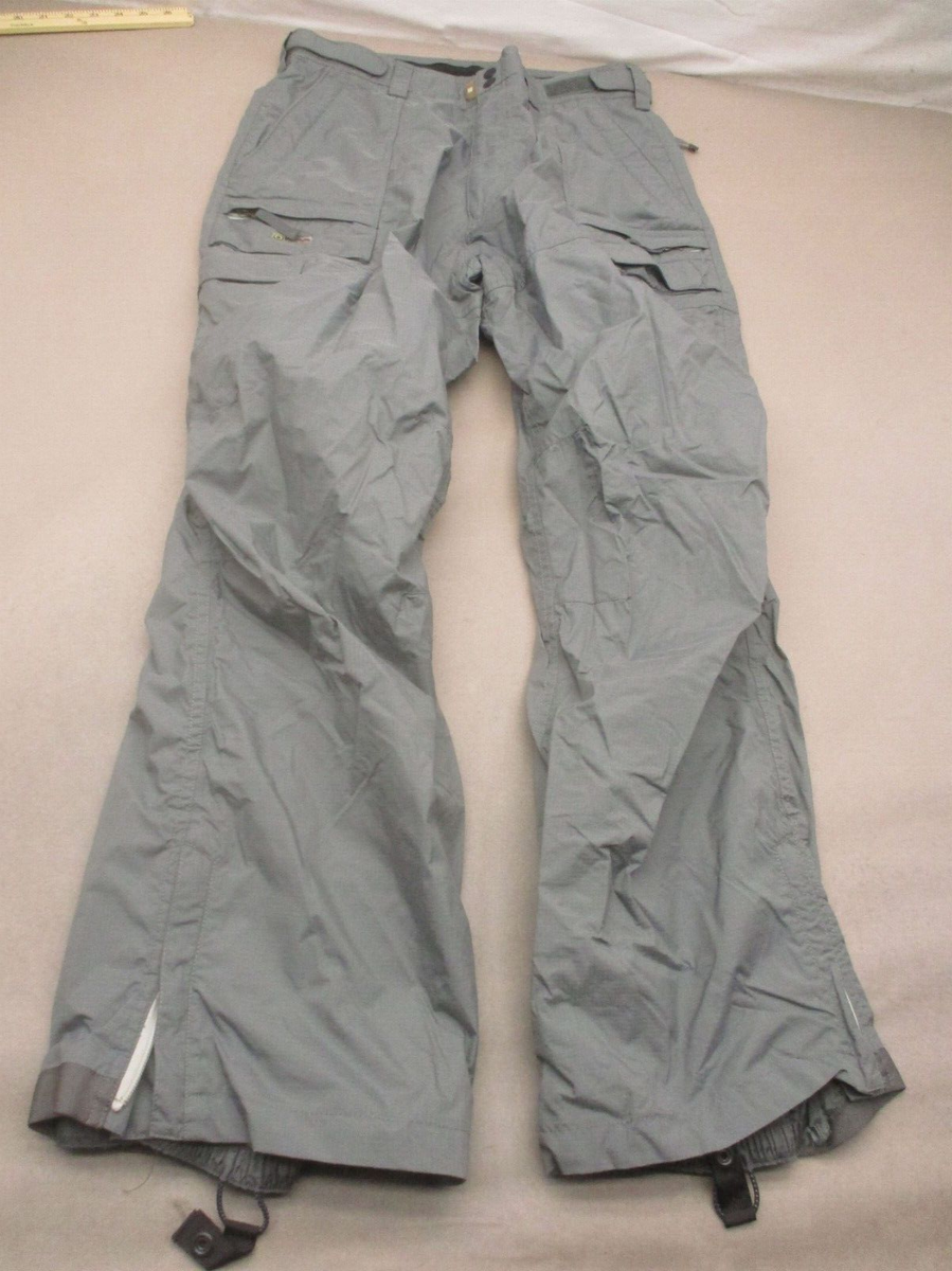 NFA StormRip Size M(34) Mens Gray Boot Gaiters Waterproof Cargo Snow Pants  253