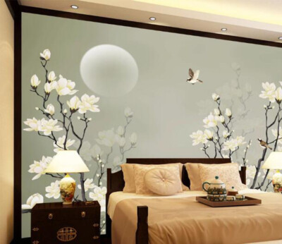 3D Planet Blume M8674 Tapete Wandbild Selbstklebend Abnehmbare Aufkleber Jenny