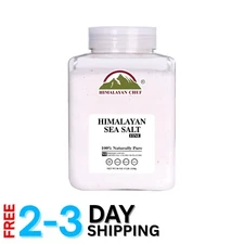 Sea Salt Fine Grain - 5 lbs Refillable Jar for Culinary Perfection